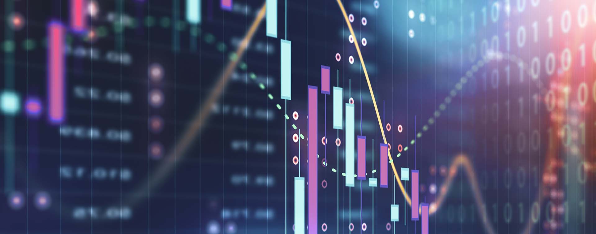 Currency and Exchange Stock Chart for Finance and Economy Display
