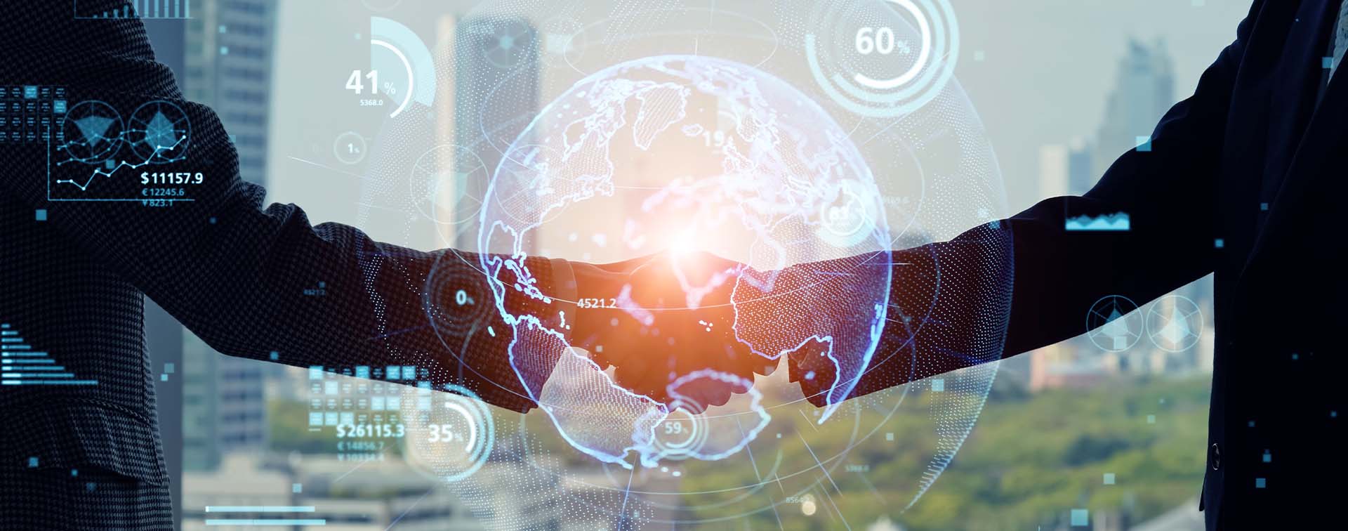 Global business network concept. Sustainable development goals.