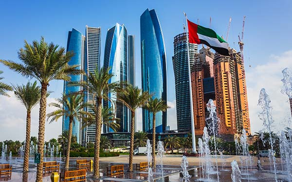 Skyscrapers in Abu Dhabi, UAE