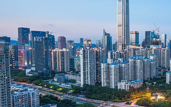 Night on China shenzhen