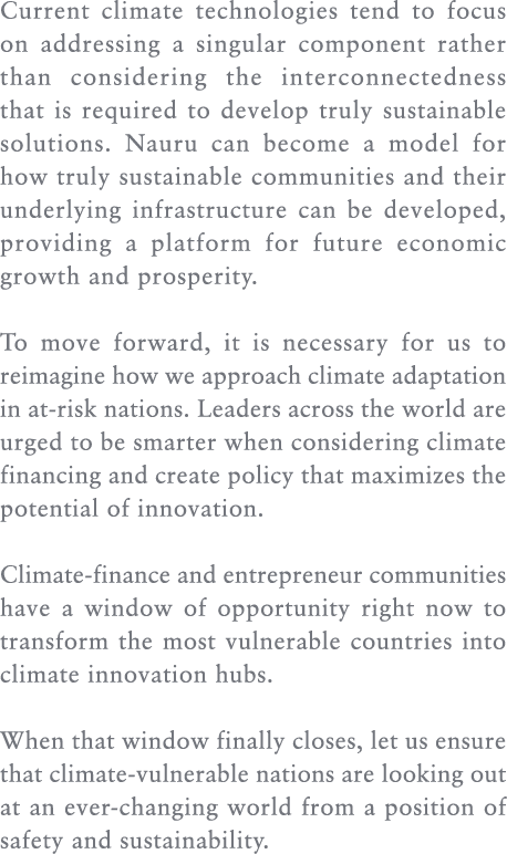 Current climate technologies tend to focus on addressing a singular component rather than considering the interconnec...